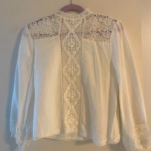 White long sleeve blouse